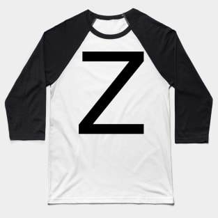 Helvetica Z Baseball T-Shirt